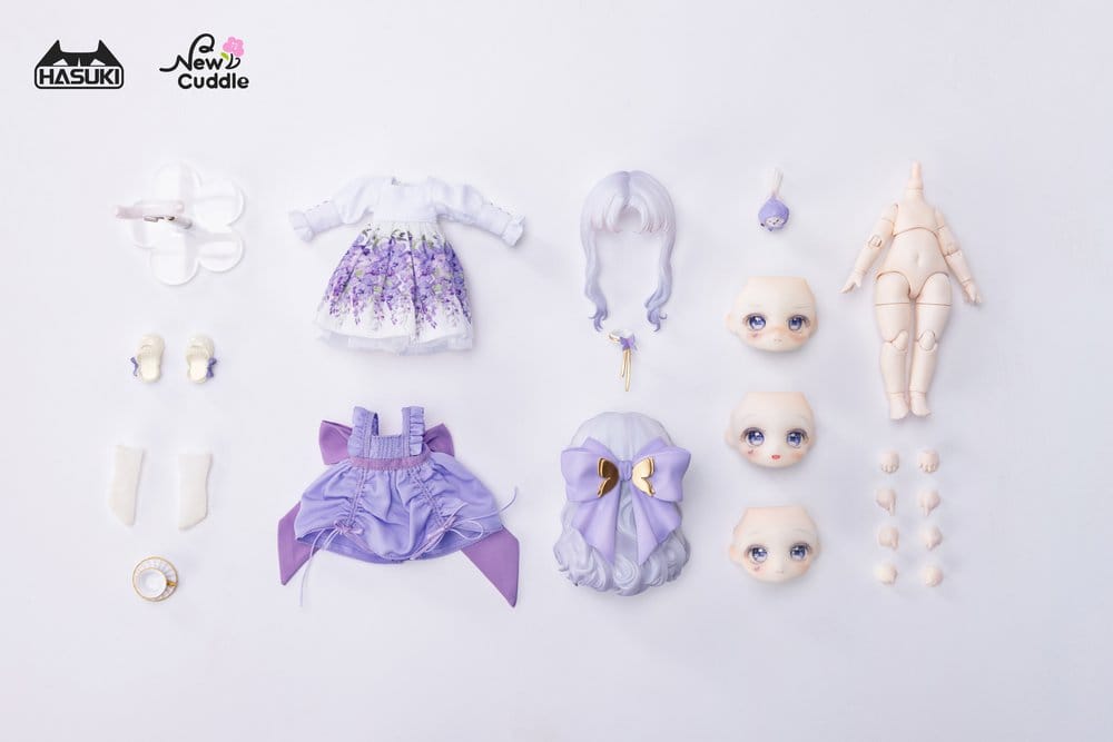 Original Character Figura New Cuddle Flower NF-002 Viola 15 cm