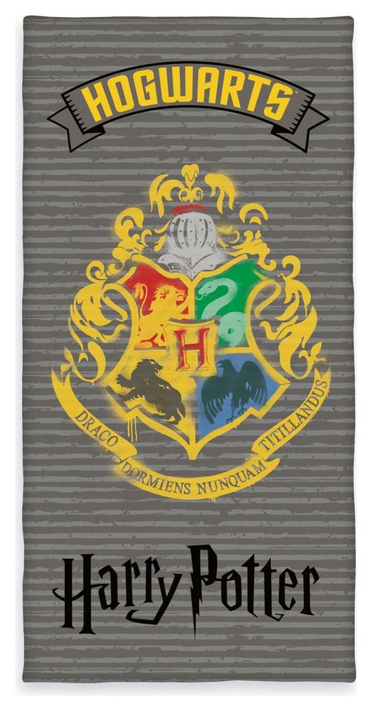 Harry Potter Toalla de terciopelo Hogwarts 75 x 150 cm
