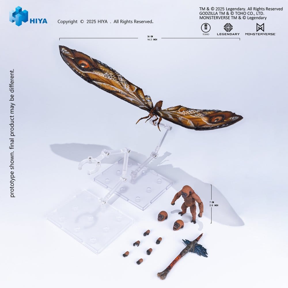 Godzilla x Kong: The New Empire Figura Exquisite Basic Series Mothra Premium Set