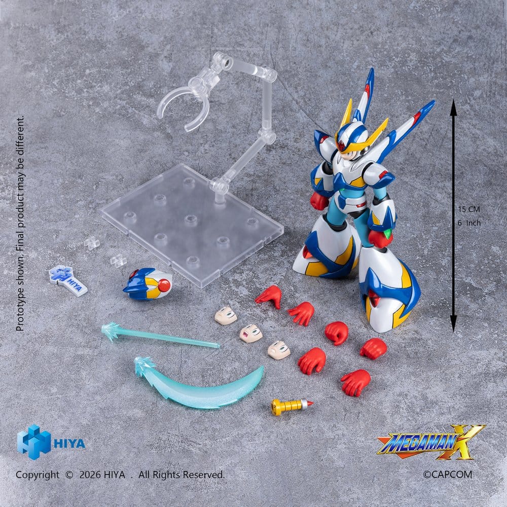 Mega Man X Figura Exquisite Basic Series X Falcon Armor Version 15 cm