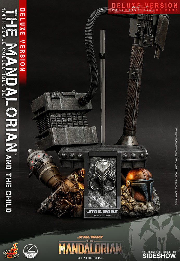Star Wars The Mandalorian Pack de 2 Figuras 1/4 The Mandalorian & The Child Deluxe 46 cm