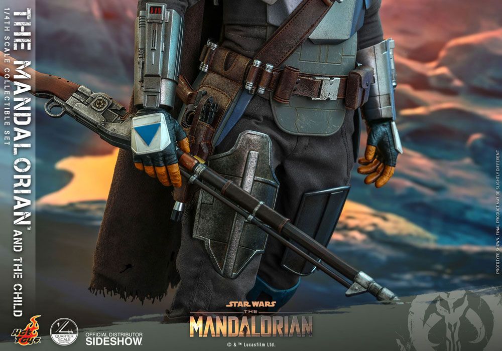 Star Wars The Mandalorian Pack de 2 Figuras 1/4 The Mandalorian & The Child 46 cm
