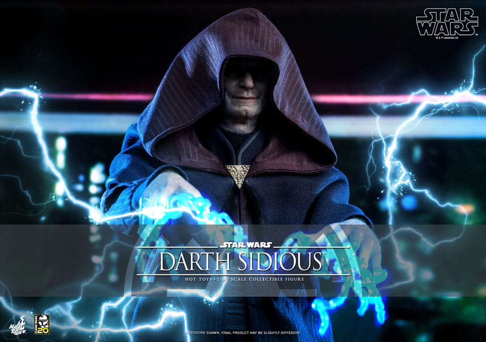 Star Wars:: The Clone Wars Figura 1/6 Darth Sidious 29 cm