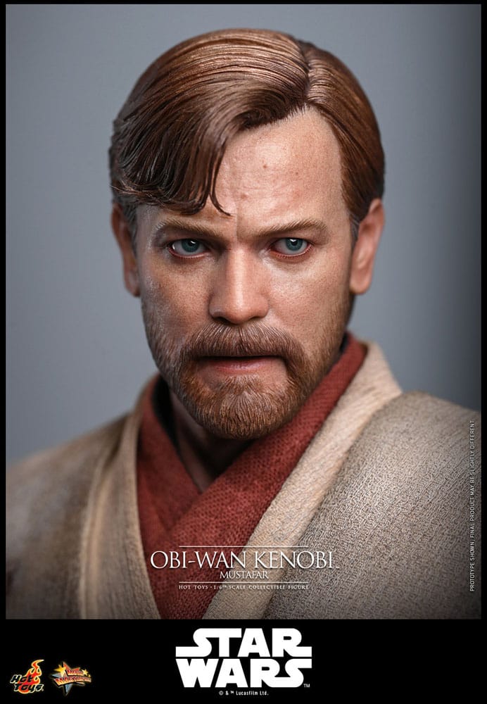 Star Wars: Episodio III - La venganza de los Sith Figura Movie Masterpiece 1/6 Obi-Wan Kenobi (Mustafar) 31 cm