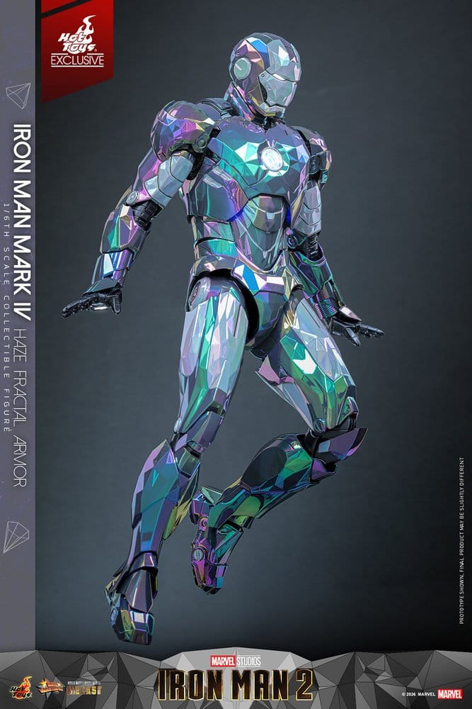 Iron Man 2 Figura 1/6 Iron Man Mark IV (Haze Fractal Armor) 33 cm