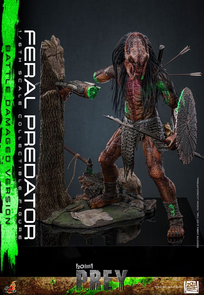 Prey Figura 1/6 Feral Predator (Battle Damaged Version) 37 cm