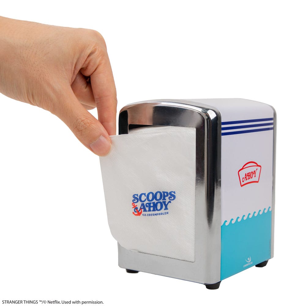Stranger Things Dispensador de Servilletas Scoops Ahoy