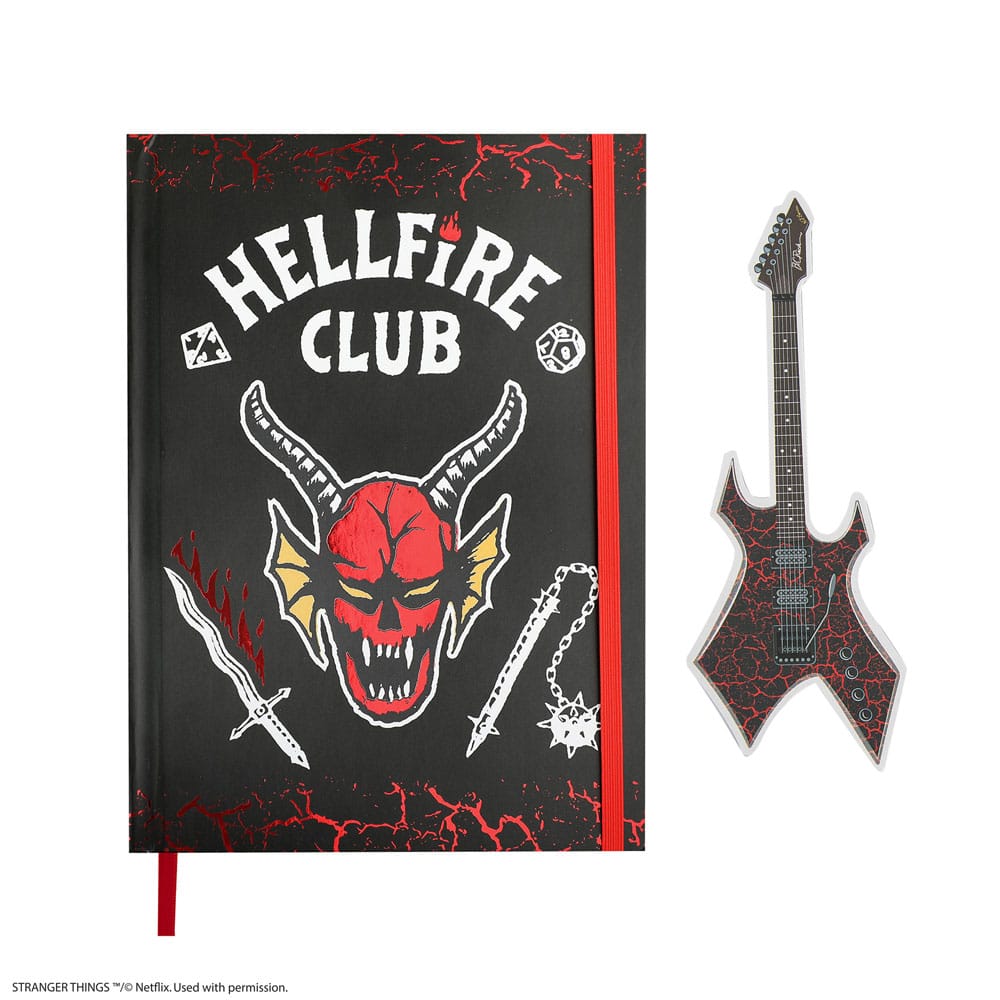 Stranger Things Cuaderno del Club del Fuego Infernal