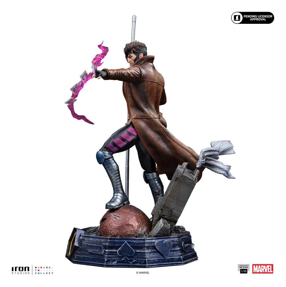 Marvel Gambito Unleashed Art Scale Estatua 1/10 Gambito 28 cm