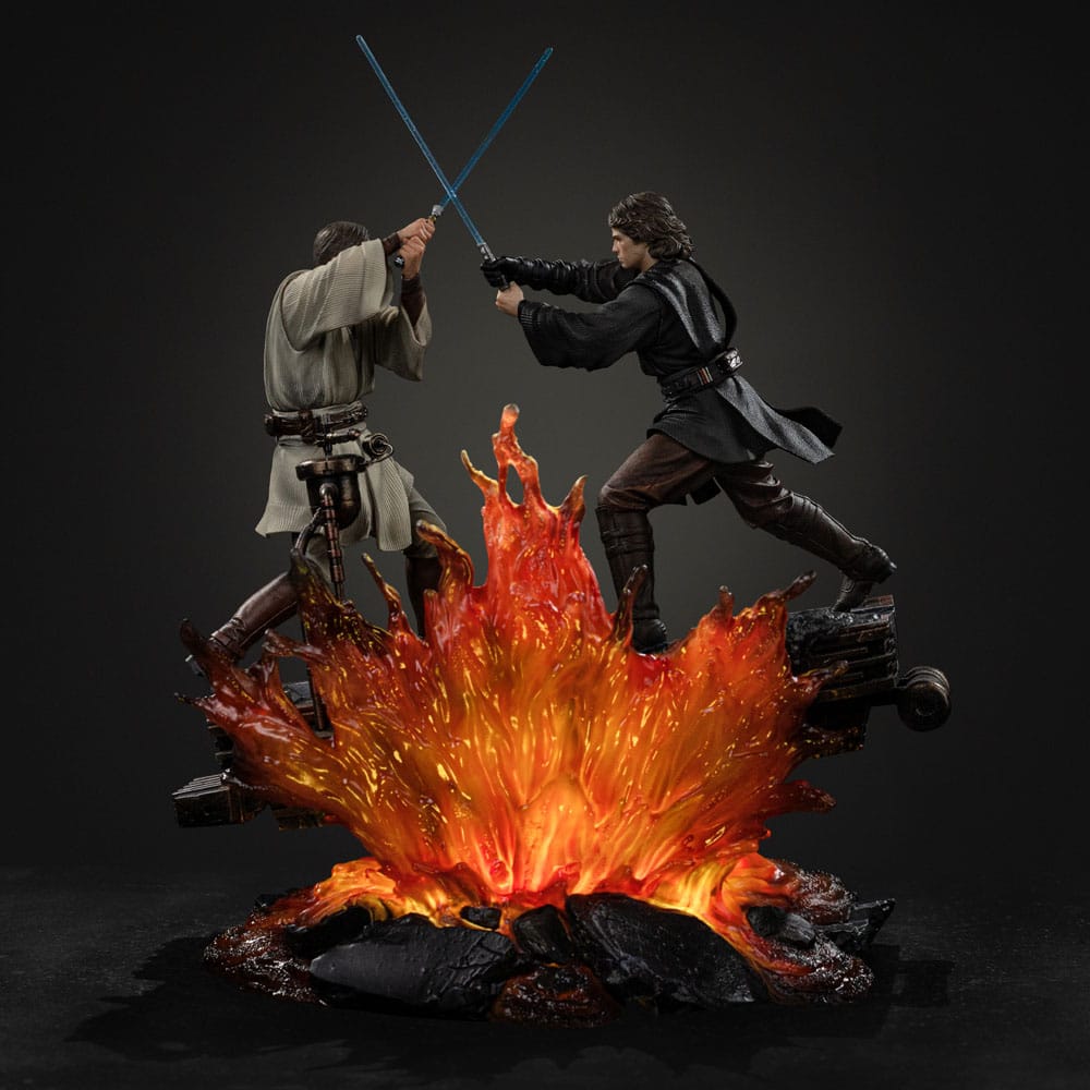 Star Wars Estatua 1/10 Art Scale Anakin vs. Obi Wan 34 cm