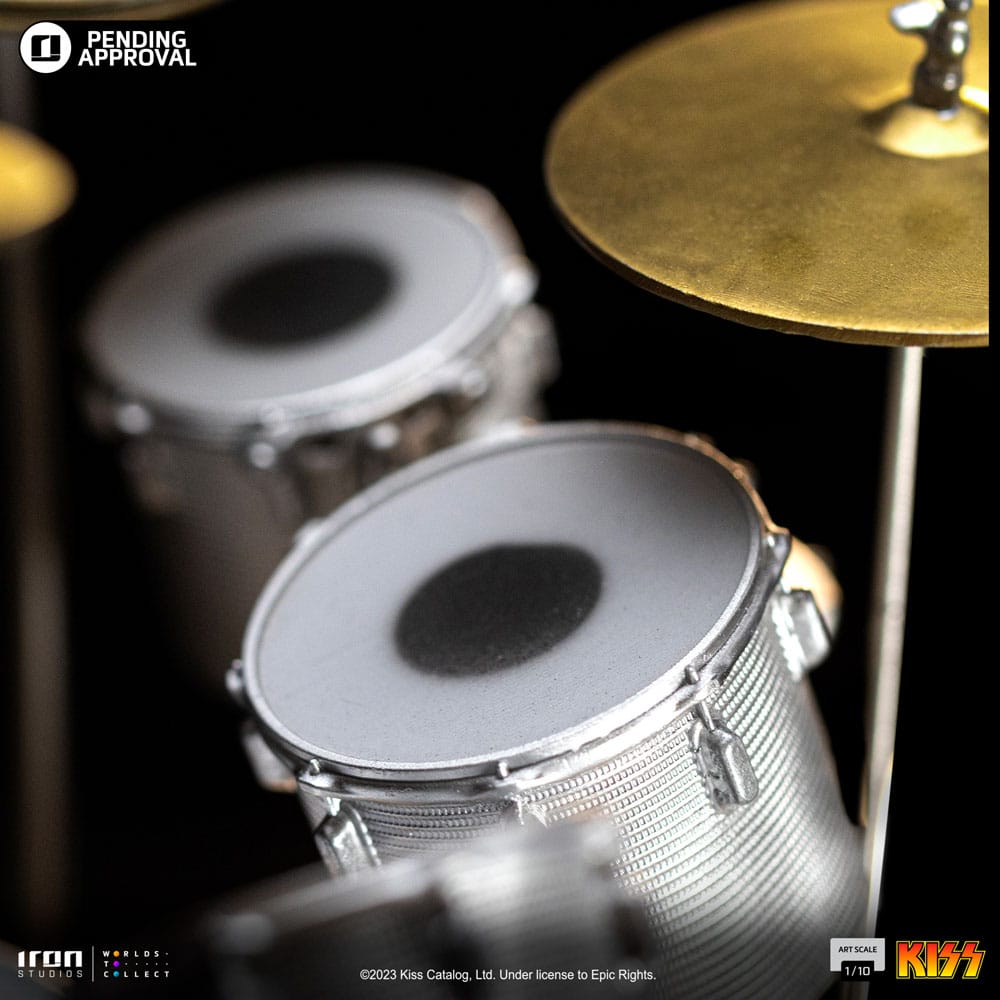 Kiss Estatua Art Scale 1/10 Peter Criss Limited Edtition 22 cm