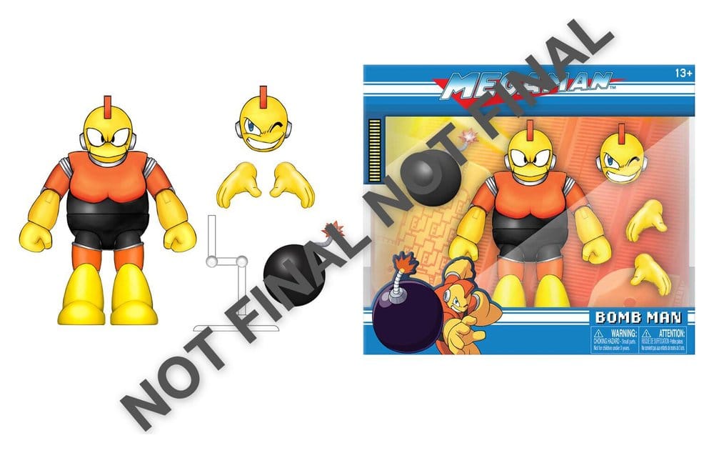 Mega Man Figura Bomb Man 13 cm