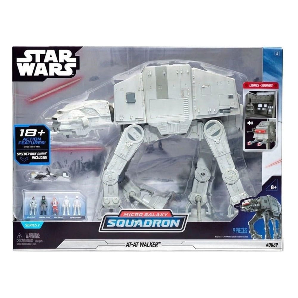Star Wars Micro Galaxy Squadron Feature Vehículo con Figuras Assault Class AT-AT 24 cm
