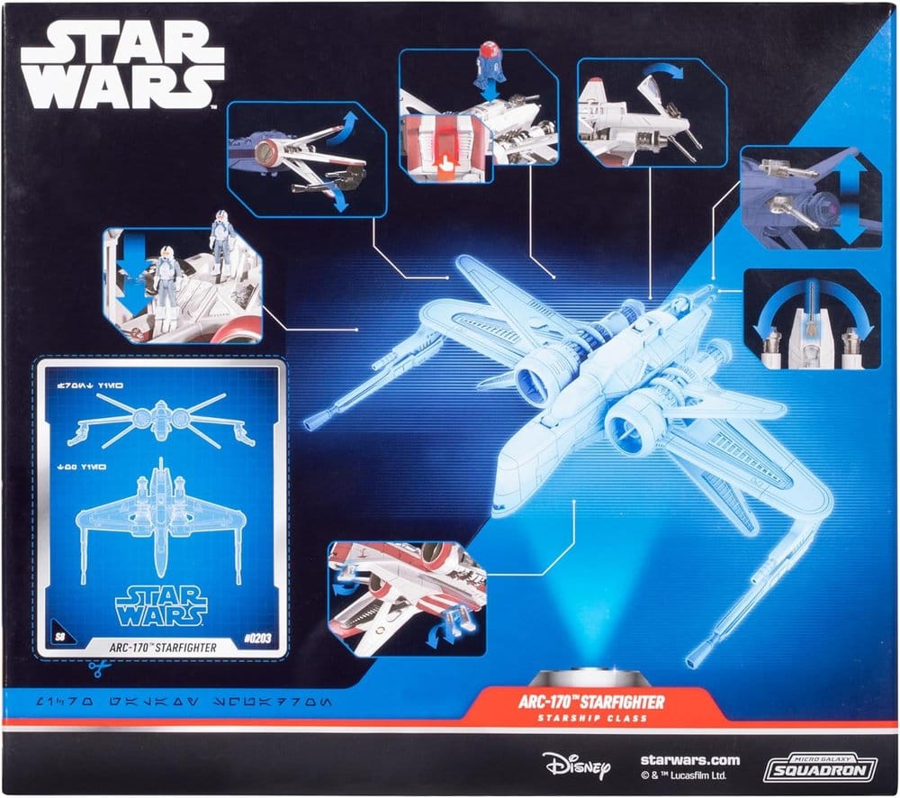 Star Wars Vehículo de Lujo ARC 170 20 cm (Series 8)