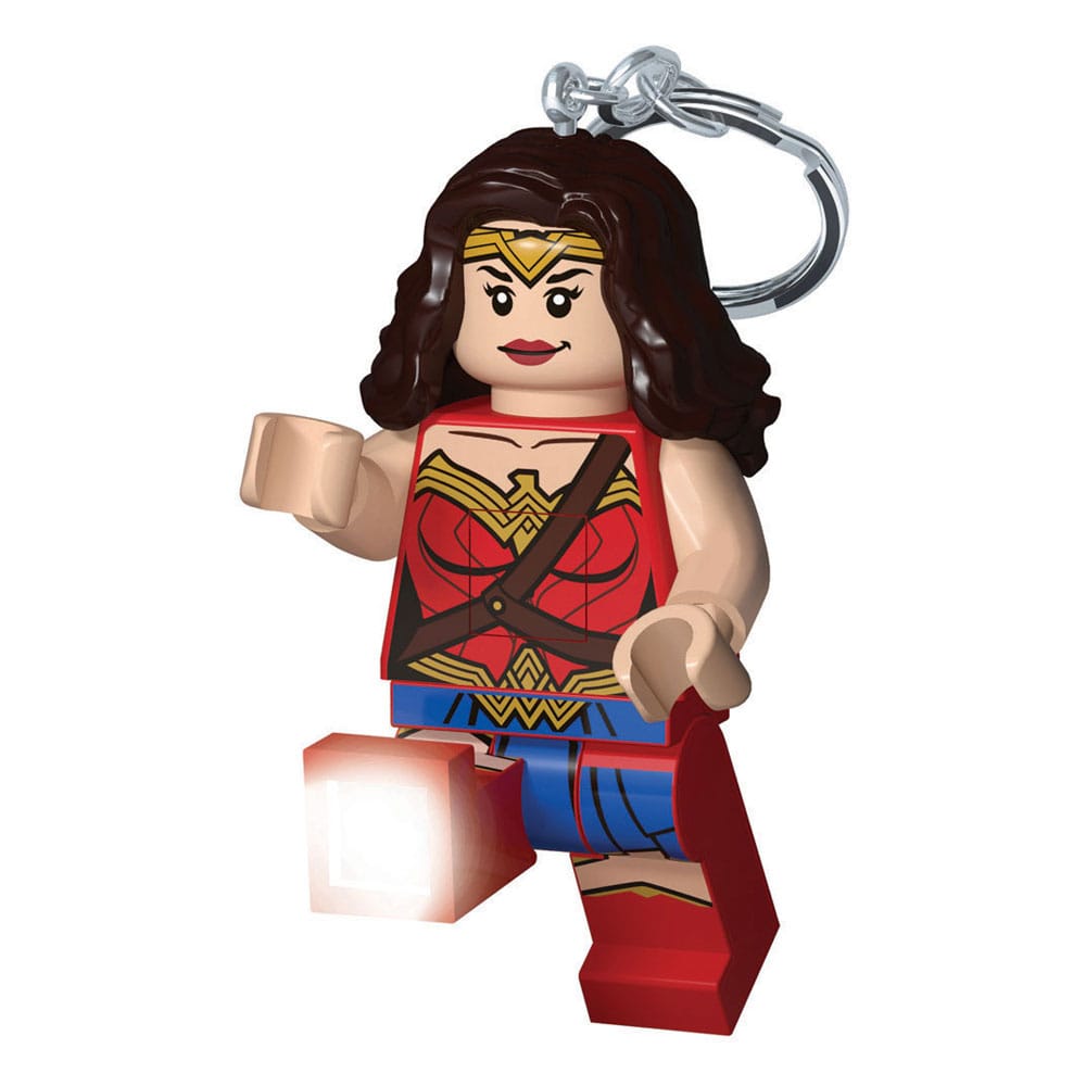 LEGO DC Comics Llavero con Iluminación Wonder Woman 8 cm