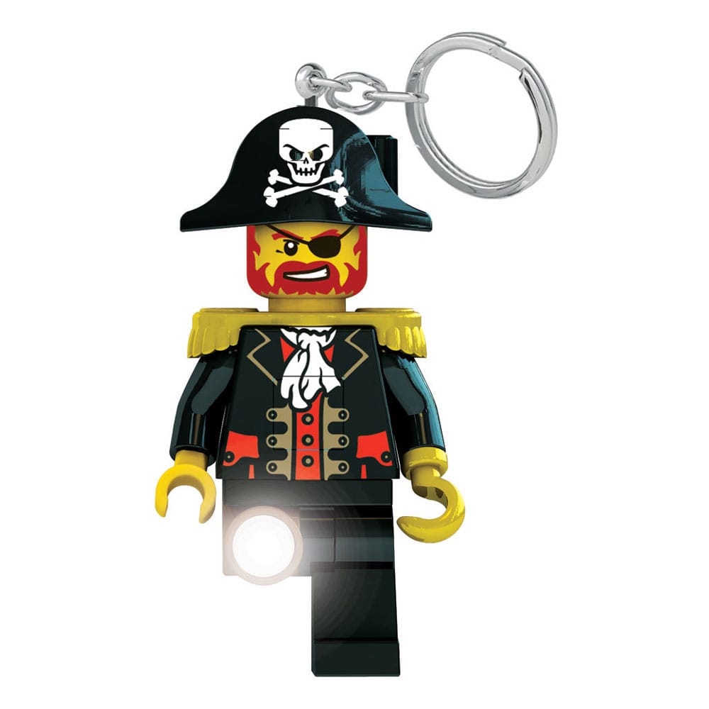 LEGO Iconic Llavero con Iluminación Captain Brickbeard 8 cm