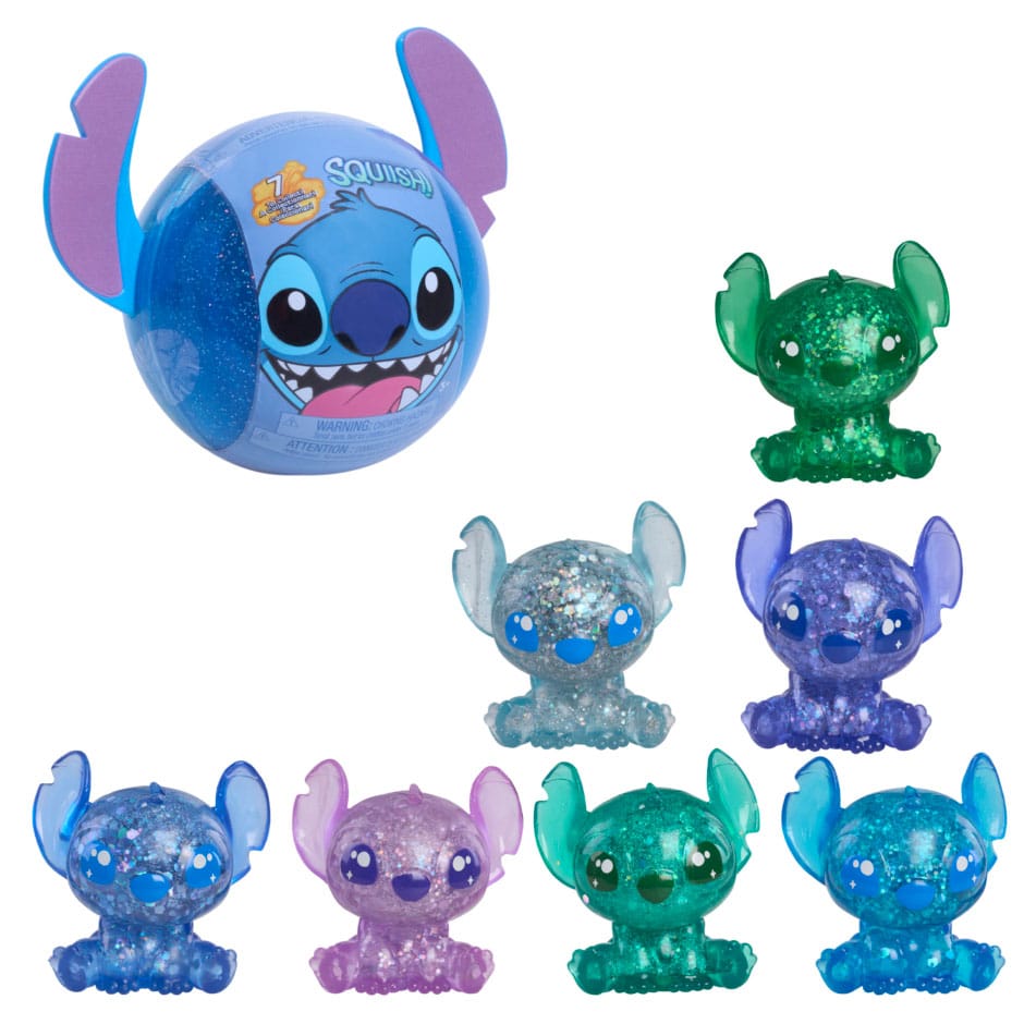 Lilo & Stitch Squish-a-Stitch 5 cm Figura coleccionable cápsula ciega