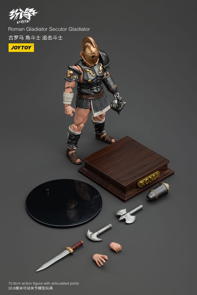 Strife Figura 1/18 Roman Gladiator Secutor Gladiator 11 cm - Z POP Toys