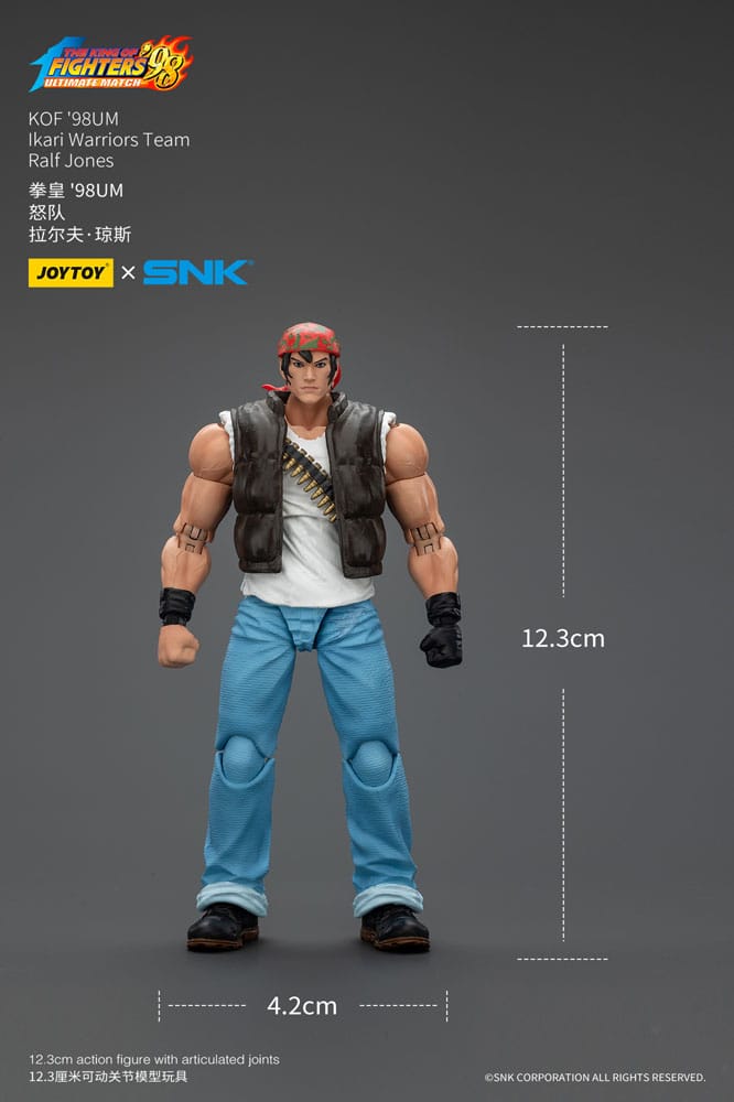 The King Of Fighters '98 Figura Hero Team Ralf Jones 12 cm - Z POP Toys
