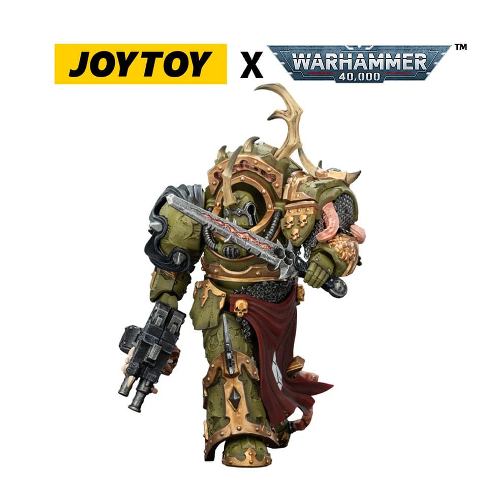 Warhammer 40,000 Figura Death Guard Blightlord Terminator 3 with Combi-bolter and Bubotic Blade 14 cm - Z POP Toys