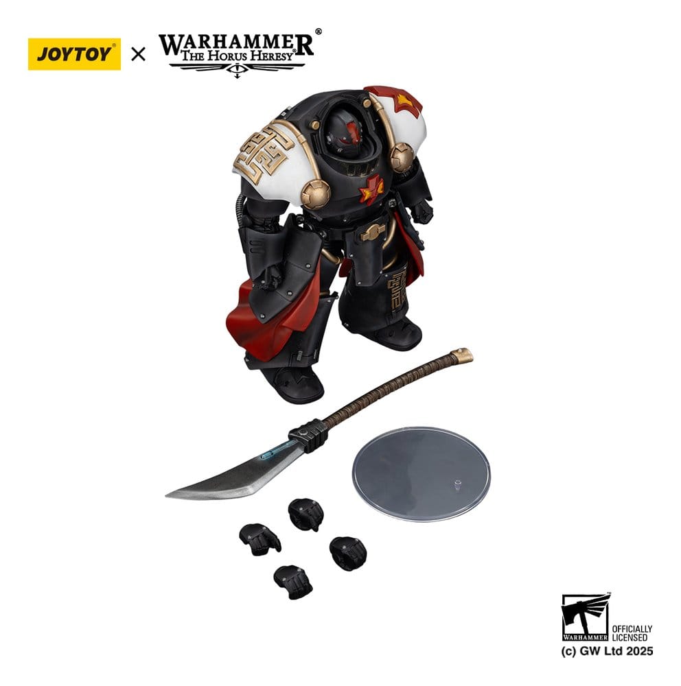 Warhammer The Horus Heresy Figura White Scars Ebon Keshig Terminator 2 with Power Glaive 13 cm