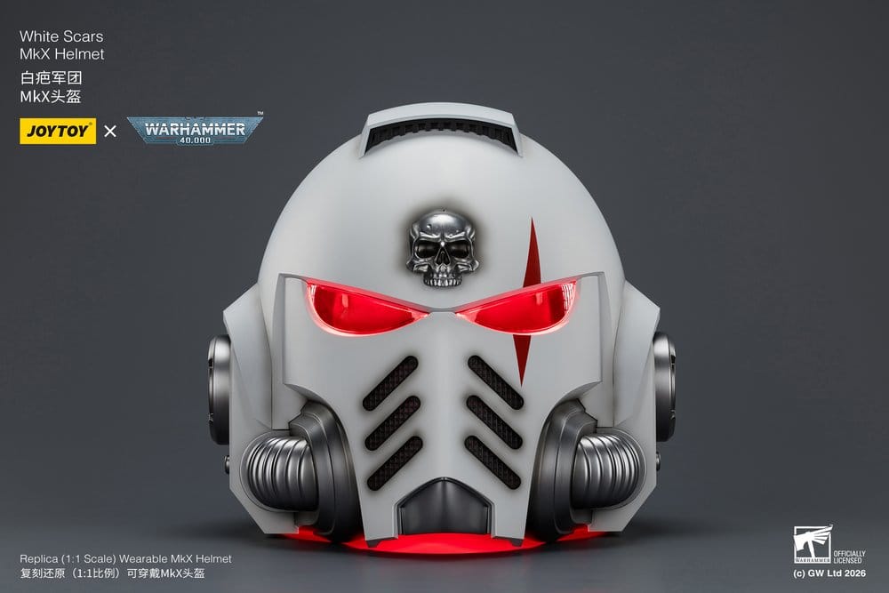Warhammer 40,000 Casco White Scars MkX 30 cm