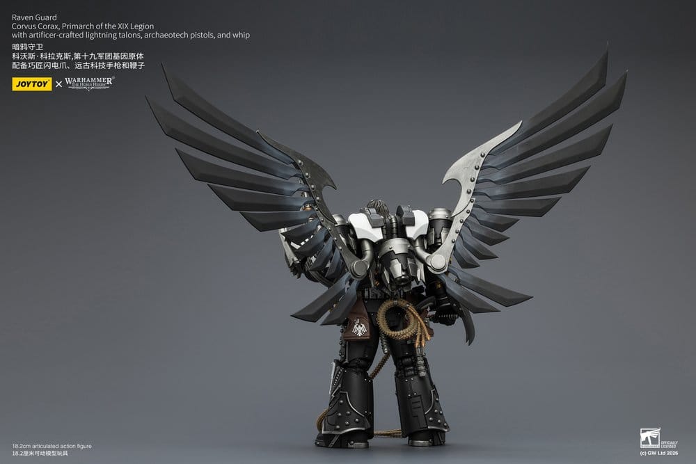 Warhammer 40,000 Figura Raven Guard Corvus Corax, Primarch of the XIX Legion 18 cm