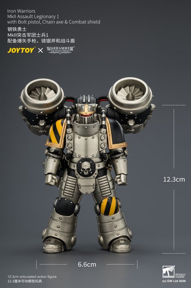 Warhammer The Horus Heresy Figura Iron Warriors MkII Assault Legionary 1 12 cm