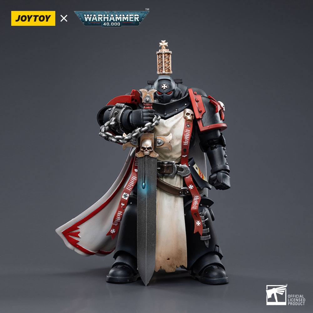 Warhammer 40k Figura 1/18 Black Templars Primaris Sword Brethren Eberwulf 12 cm