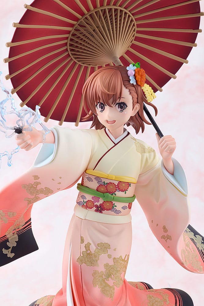 A Certain Scientific Railgun T Estatua 1/7 Mikoto Misaka Furisode Kimono Ver. 28 cm - Z POP Toys