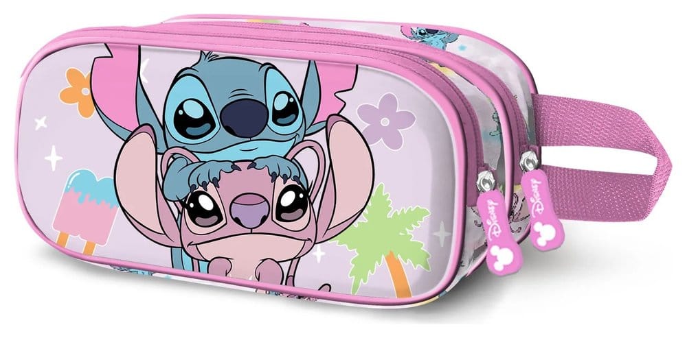 Lilo & Stitch Estuche Doble 3D Couple