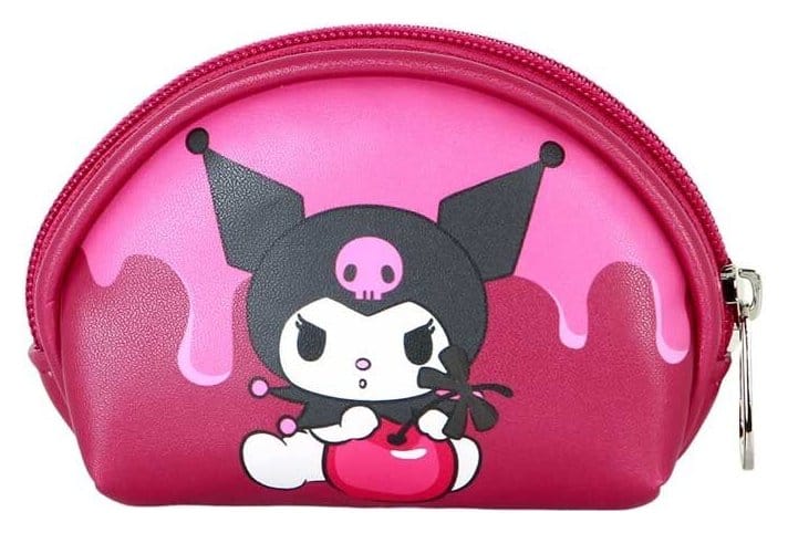 Sanrio Casual Oval Monedero Kuromi Cherry