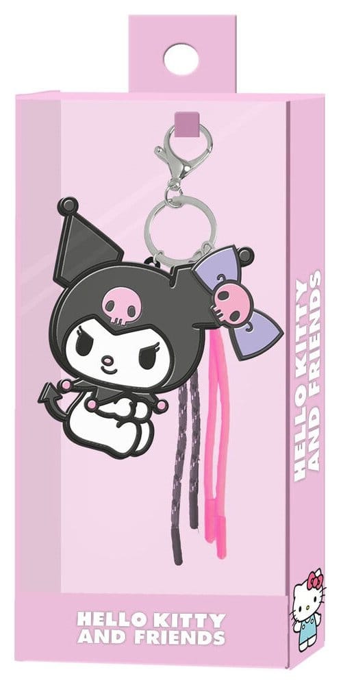 Sanrio Llavero con amuleto Kuromi Face