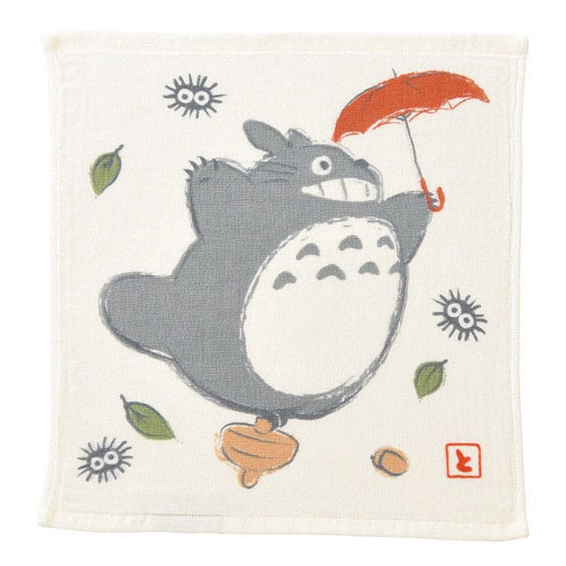 Mi vecino Totoro Mini Toalla Imabari Totoro Umbrella Big 34 x 36 cm - Z POP Toys