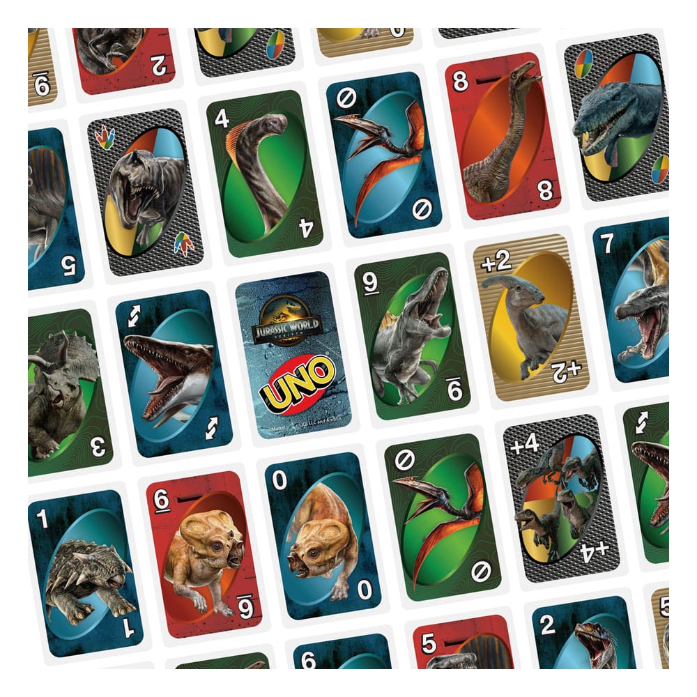 Jurassic World: El Renacer UNO Juego de Cartas