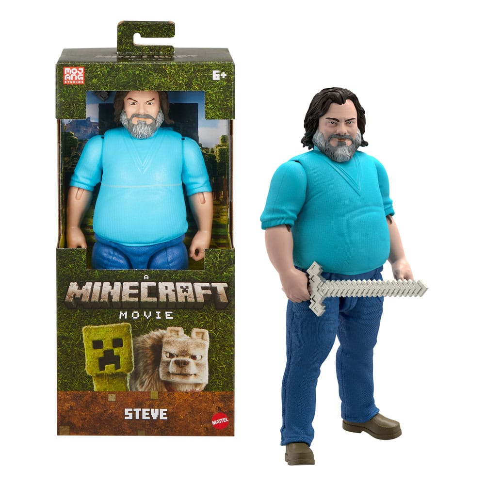 Una película de Minecraft Figura Large Steve 30 cm