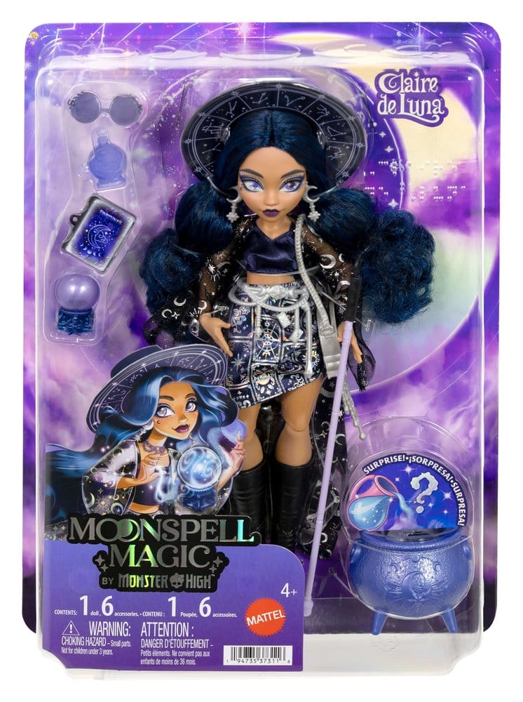 Monster High Moonspell Magic Muñeca Claire de Luna