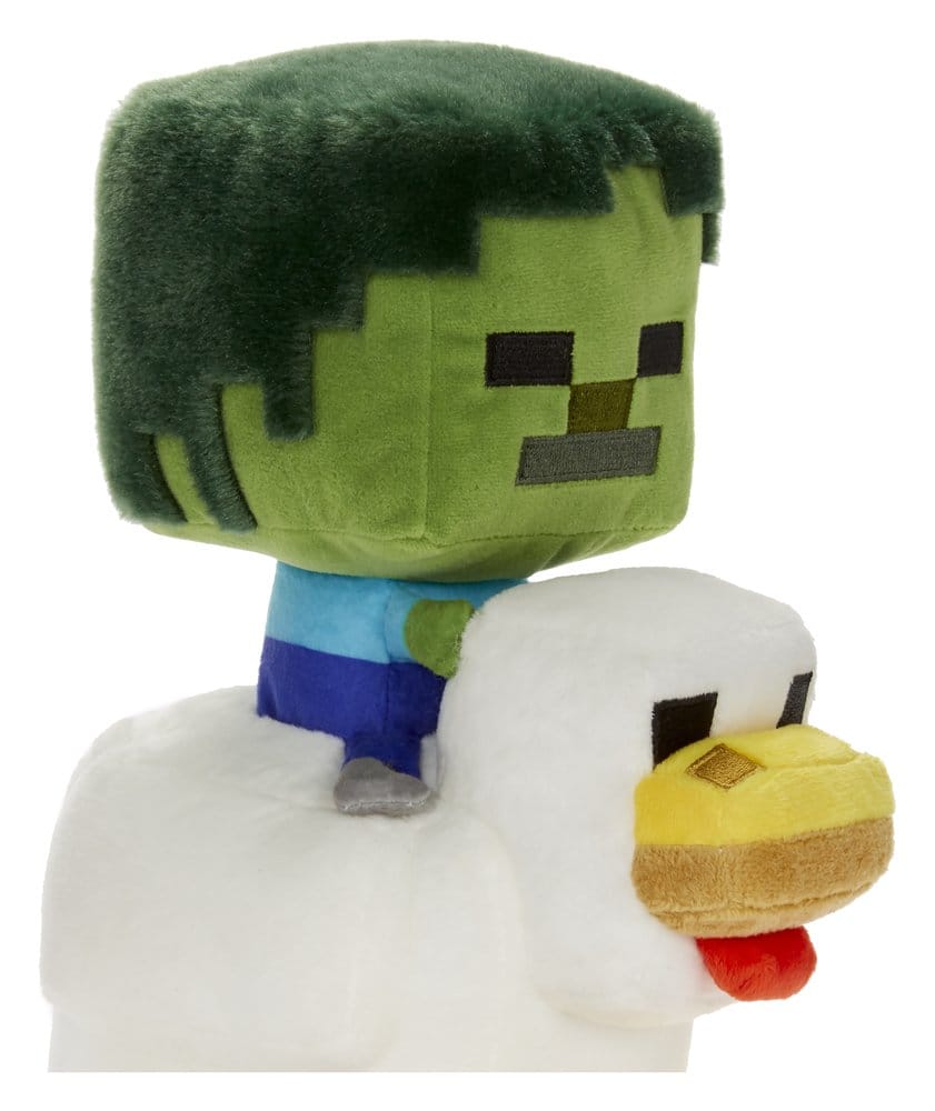 Minecraft Deluxe Peluche Chicken Jockey 20 cm