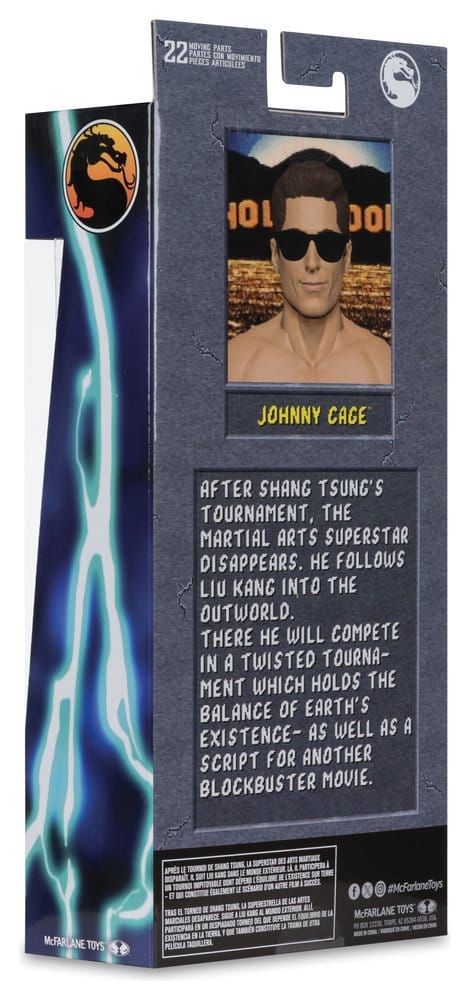 Mortal Kombat Klassics Figura de Acción Johnny Cage 19 cm