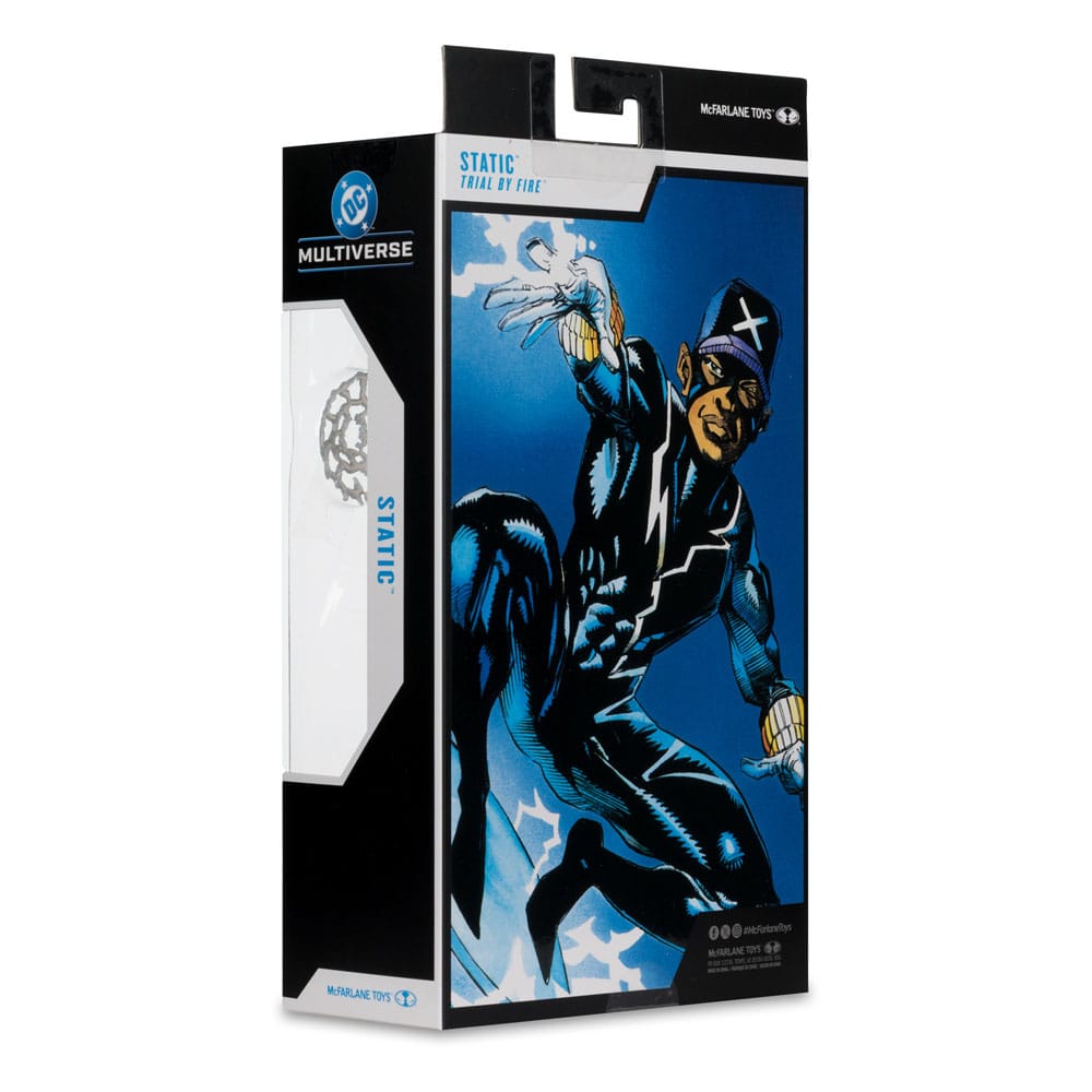 DC Multiverse Figura Static Shock (Trial by Fire) (Gold Label) 18 cm - Z POP Toys