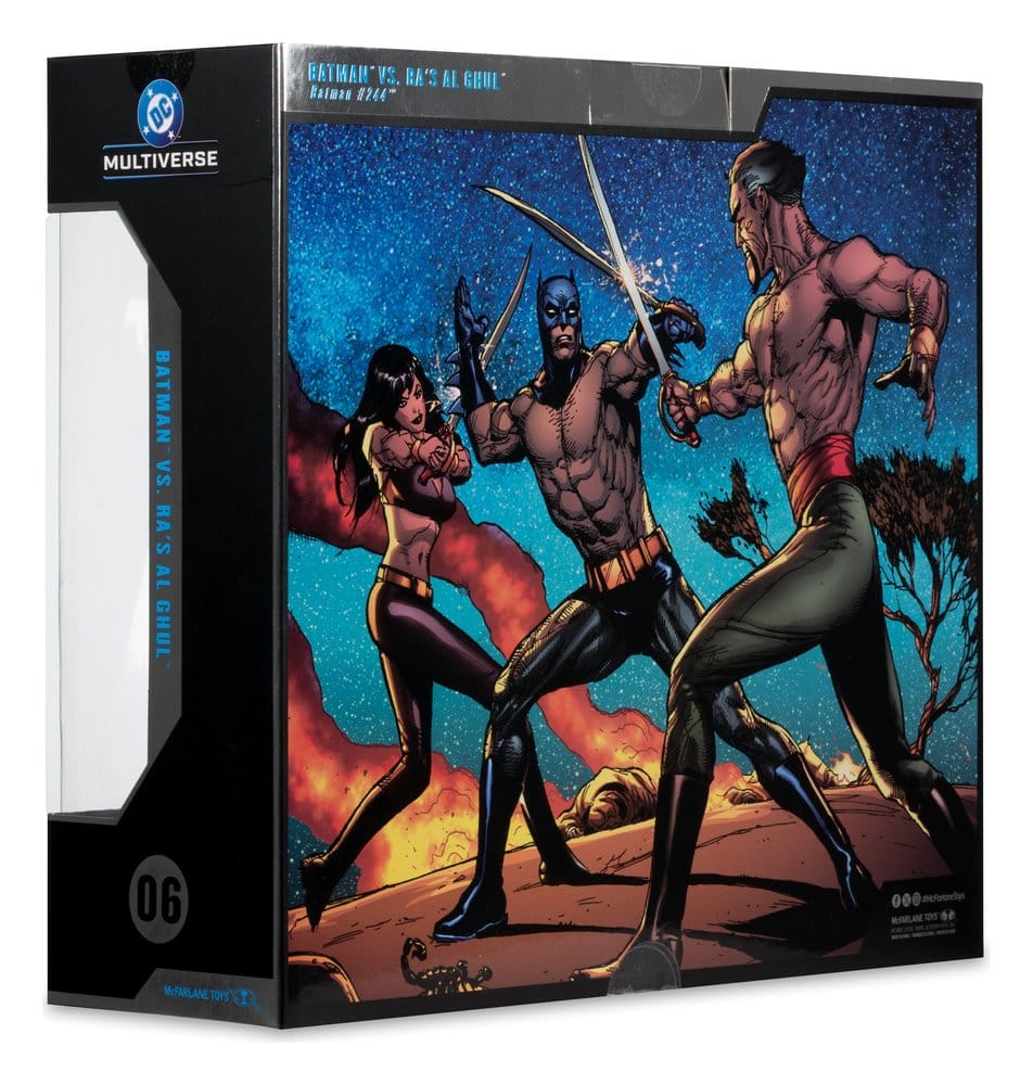 DC Multiverse McFarlane Elite Edition Pack de 2 Figuras Batman vs Ra's al Ghul (Batman #244) (Gold Label) 18 cm