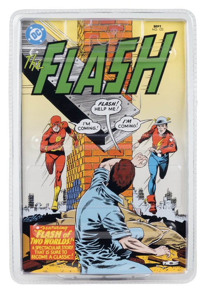 DC Direct Page Punchers Figura The Flash Jay Garrick (The Flash #123) (Red Platinum Edition) 18 cm
