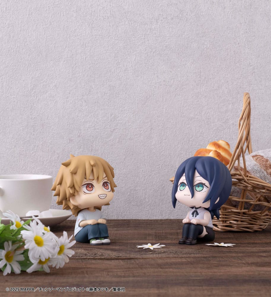 Chainsaw Man The Movie: Reze Arc Estatuas PVC Look Up Denji & Reze Set (with gift) 11 cm - Z POP Toys