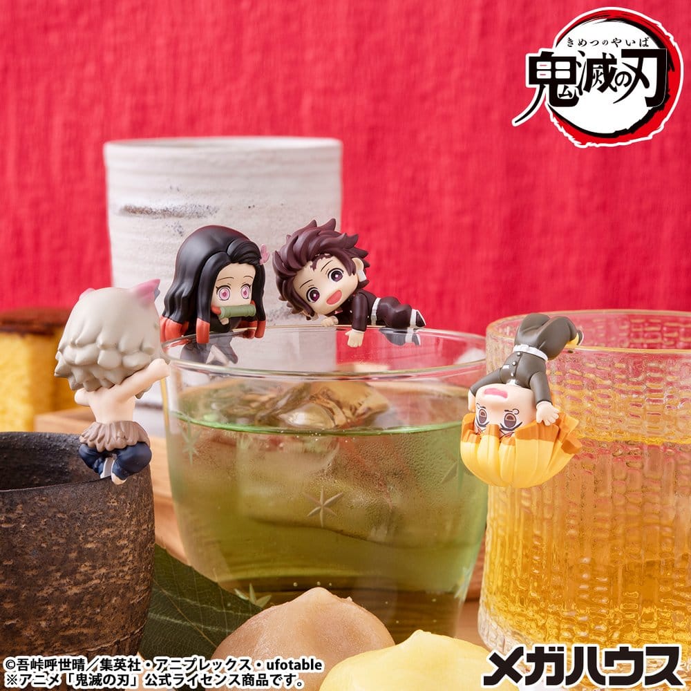Demon Slayer Kimetsu no Yaiba Ochatomo Series Figuras 4 cm Surtido (6)