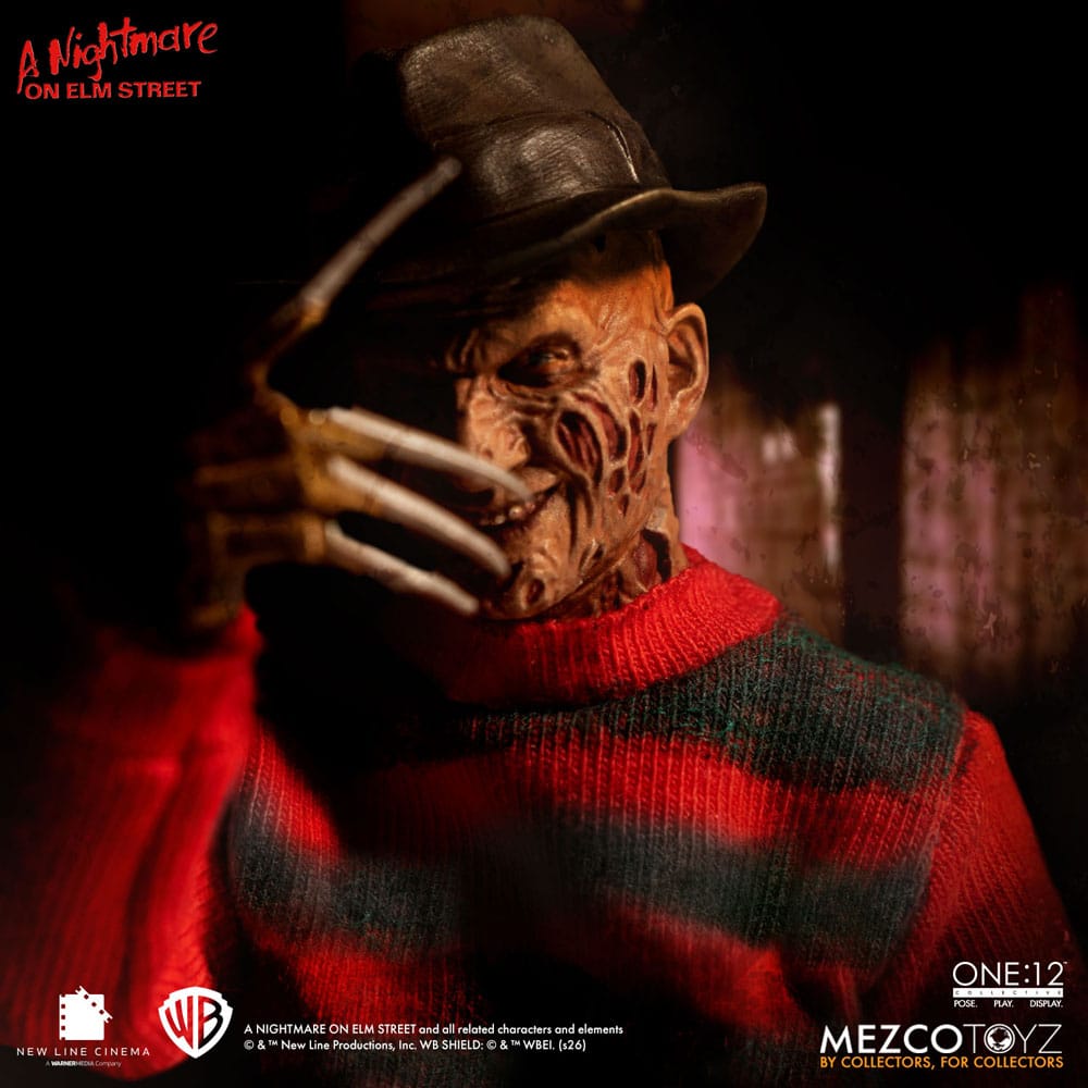 Pesadilla en Elm Street Figura 1/12 Freddy Krueger 17 cm