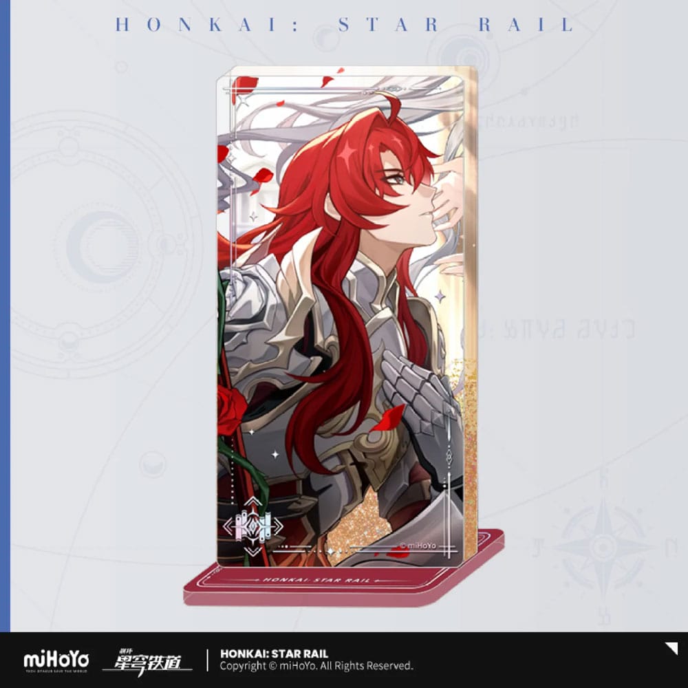 Honkai: Star Rail Adorno acrílico con purpurina Argenti An Instant Before a Gaze 15 cm - Z POP Toys