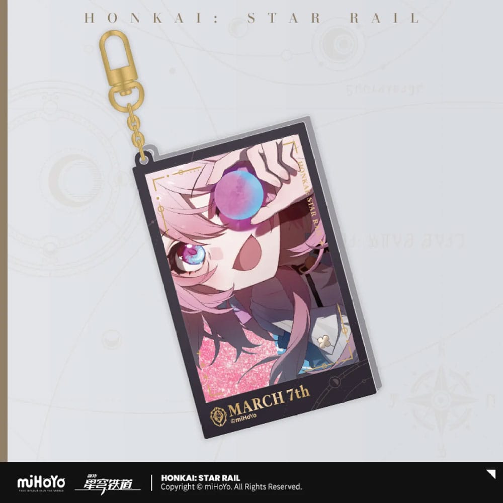 Honkai: Star Rail Llavero Countdown Departure Series March 7th Glitter 9 cm - Z POP Toys