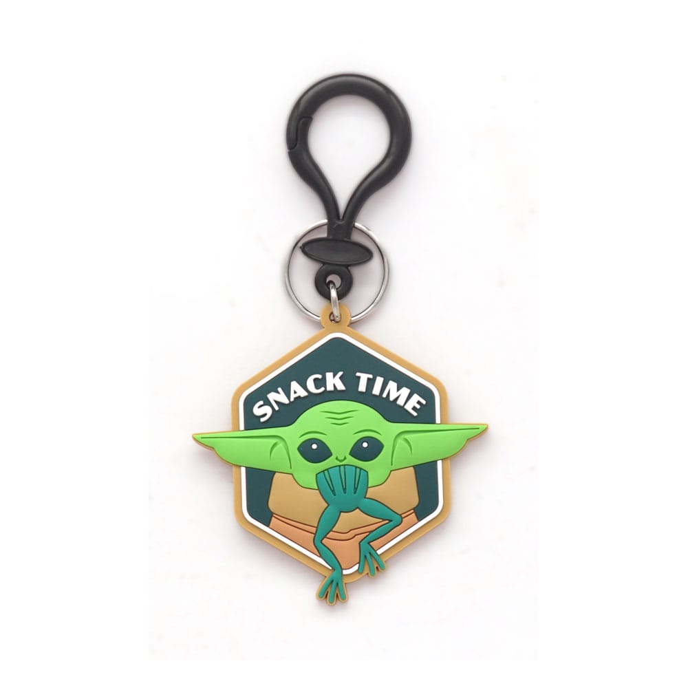 Star Wars Colgante tacto suave PVC Bebé Yoda Hora del refrigerio - Z POP Toys