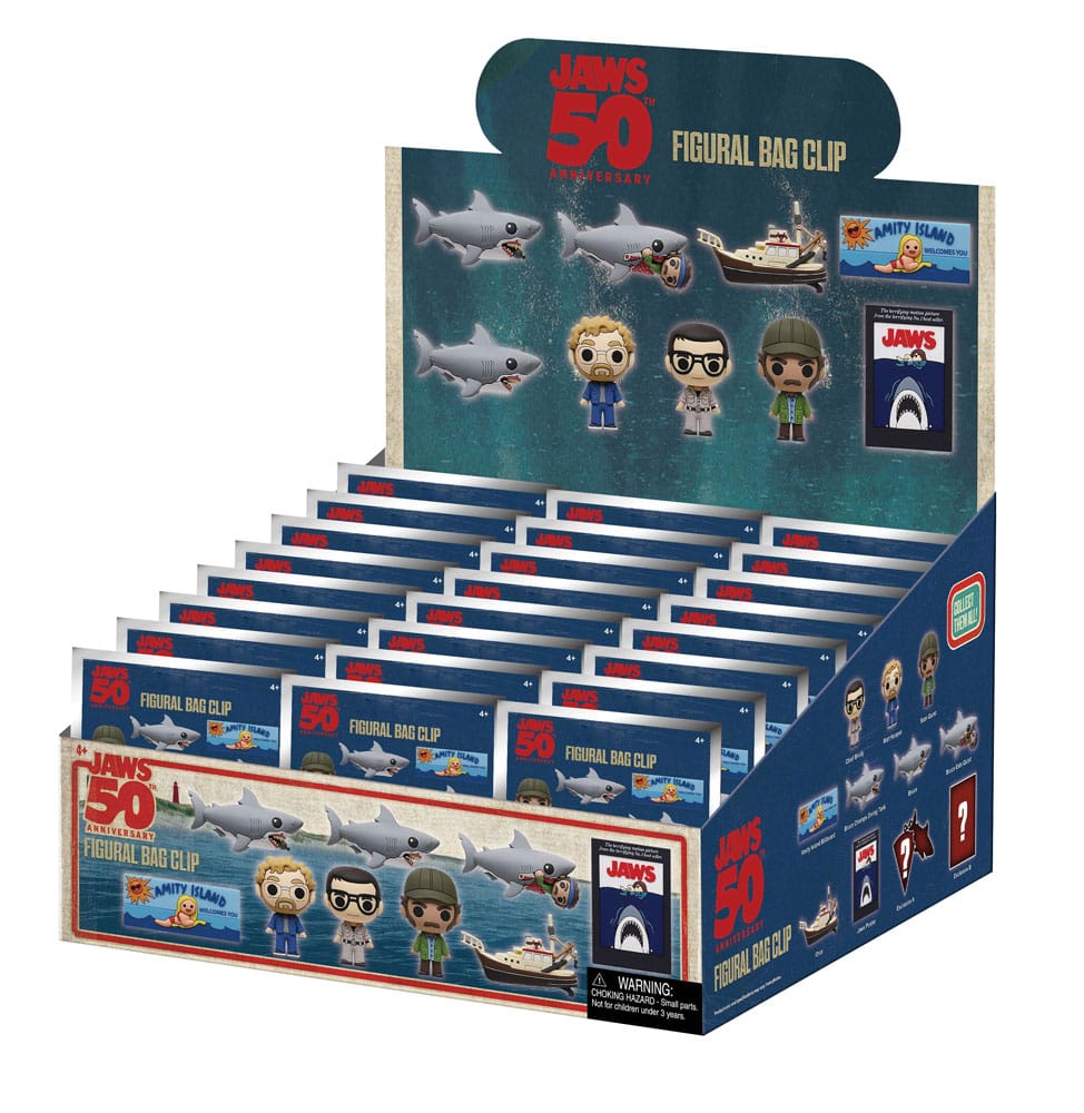 Tiburón Colgantes PVC 3D 50th Anniversary Series 1 (24) - Z POP Toys