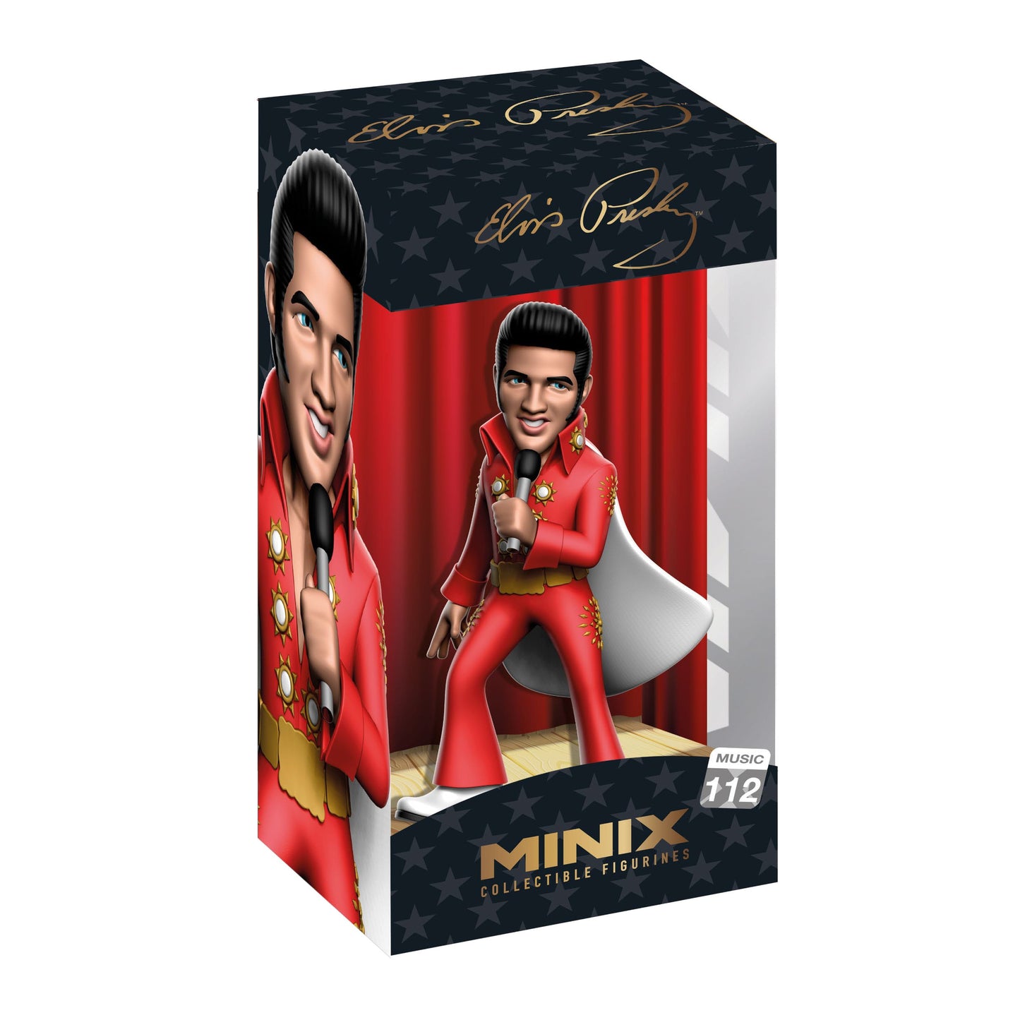 Elvis Presley Figura Minix Elvis Red Suit 12 cm - Z POP Toys